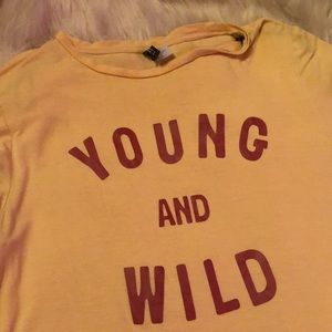 Y O U N G & W I L D Yellow Shirt